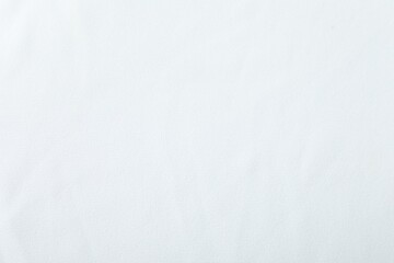 Obraz premium Texture of white fabric as background, top view