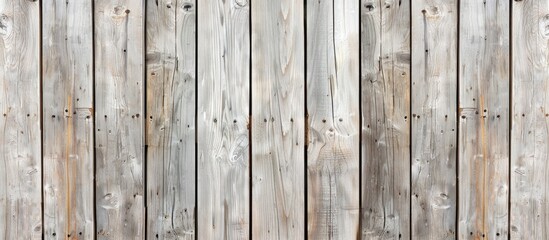 Fototapeta premium Seamless wood background and texture of an old light-colored wooden wall with copy space image.