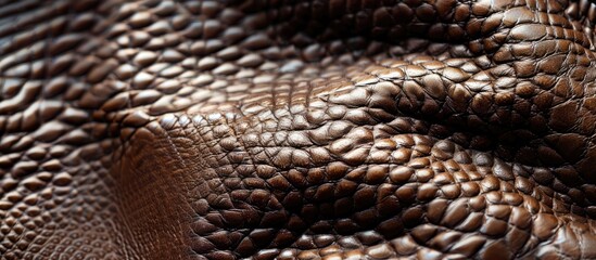 Copy space image of a textured leather surface.