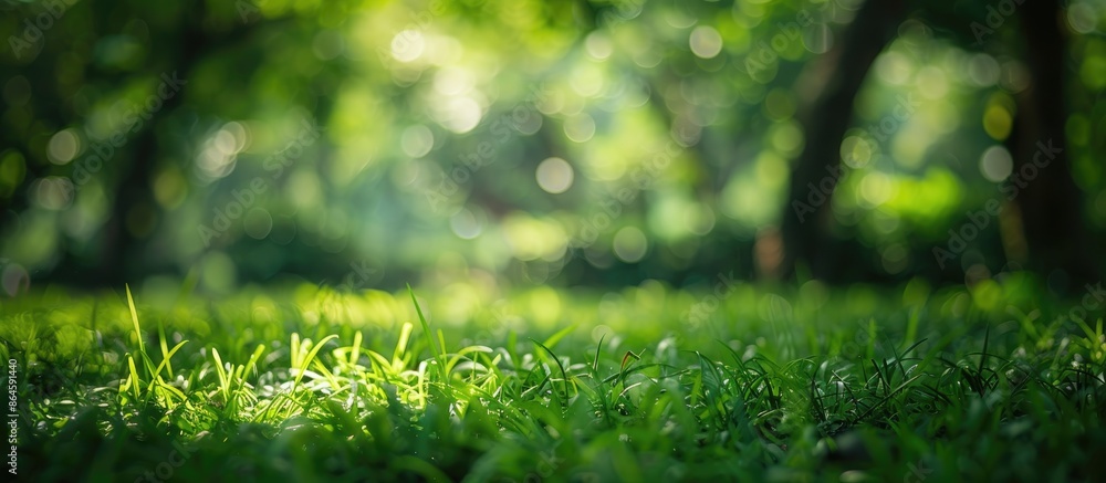 Canvas Prints blurred abstract green nature view in a bangkok park, ideal for copy space image.