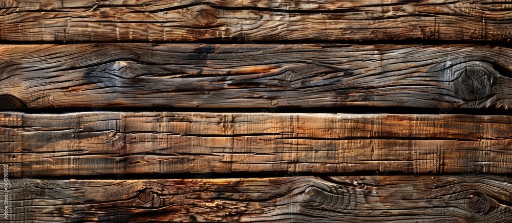 Poster background made of wooden texture with copy space image available.