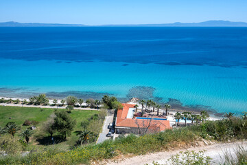 Naklejka premium Historical town of Afytos, Kassandra, Chalkidiki, Greece