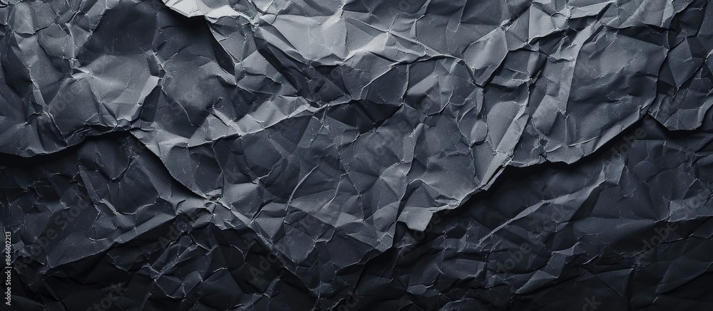 Poster textured dark paper with creases creating a sophisticated copy space image.