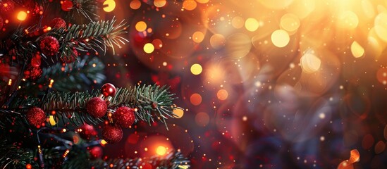 Festive background with copy space image for Christmas.