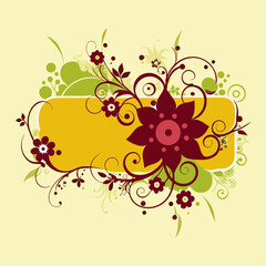 Vector floral background design (35)