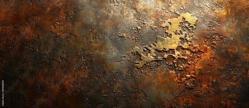 Poster background featuring a grungy metallic texture with ample copy space image.