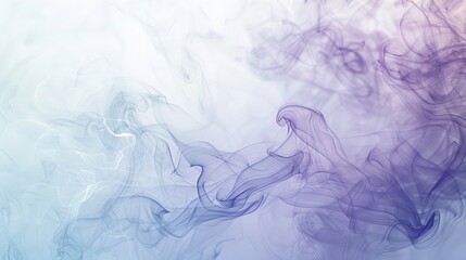 Fototapeta premium Delicate wisps of smoke or vapor creating an ethereal abstract background