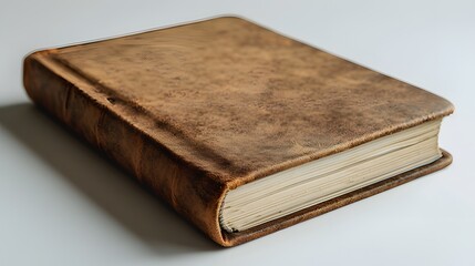 Obraz premium Medium Shot of a Brown Paper Notebook