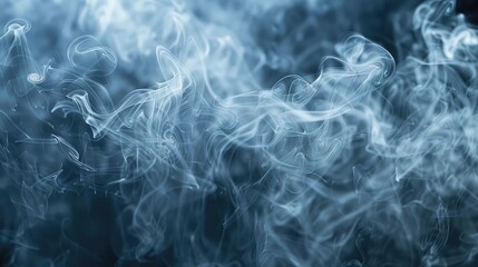 Obraz premium Delicate wisps of smoke or vapor creating an ethereal abstract background