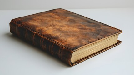 Obraz premium Medium Shot of a Brown Paper Notebook