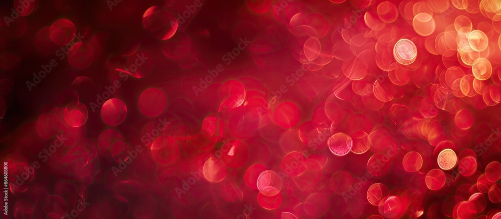 Poster old-fashioned red out-of-focus background with copy space image.