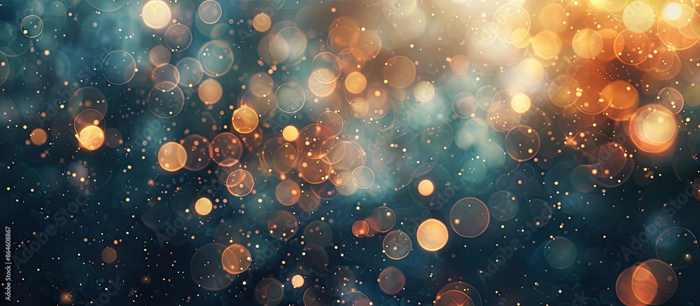 Poster light bokeh background with an abstract texture, providing a copy space image.
