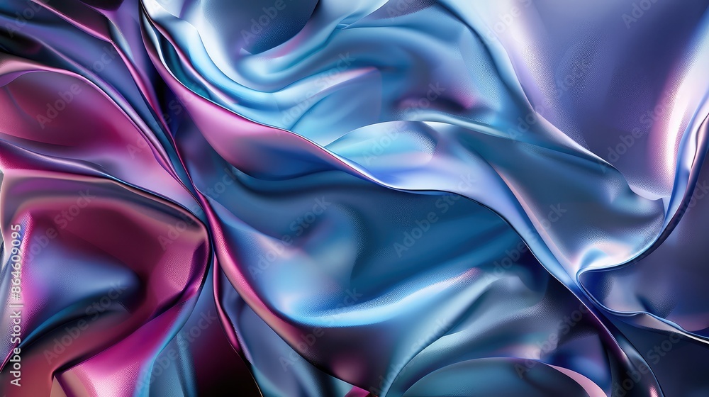 Poster metallic textures and gradients creating a futuristic and sleek abstract background
