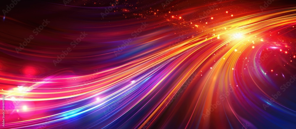 Aufkleber captivating abstract lighting background with copy space image.