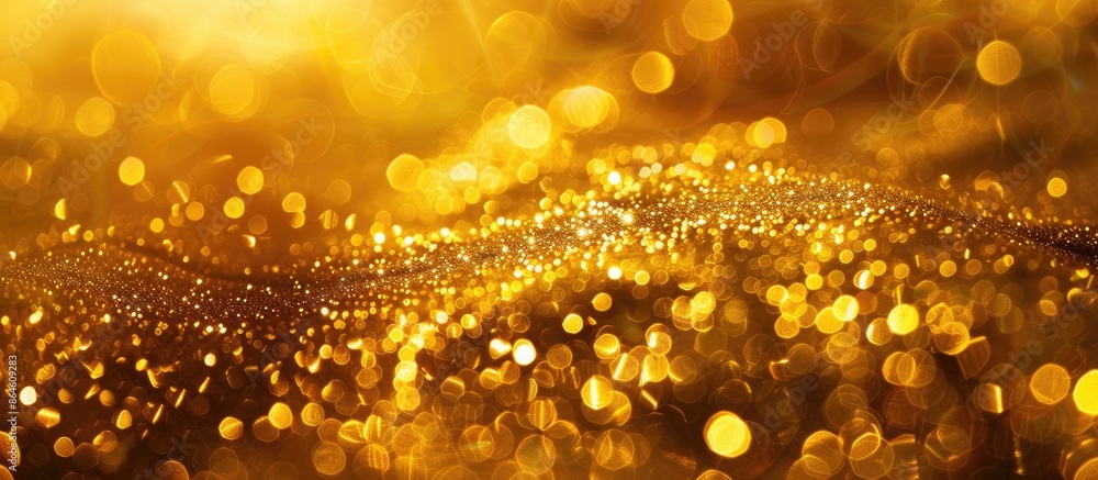 Poster golden backdrop with copy space image.