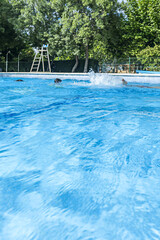 Public pools are very popular in summer and usually have greater security and maintenance controls