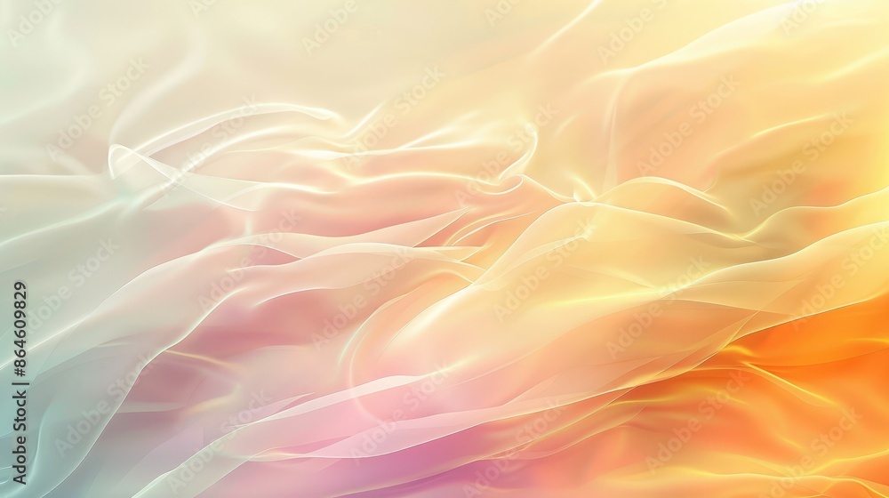 Aufkleber soft, flowing abstract background with smooth gradients and light textures