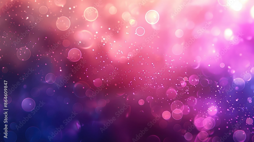 Poster soft gradient with bokeh effects creating a dreamy and serene abstract background