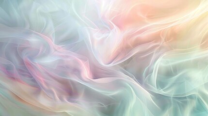 Obraz premium Soft pastel hues blending seamlessly to form a tranquil and soothing abstract background