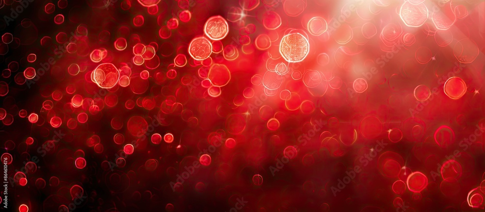Poster old-fashioned red out-of-focus background with copy space image.