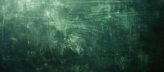 Blackboard with smudges in dirty green hues is used as the backdrop for a copy space image.