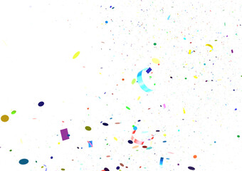 confetti png. Gold confetti falls from the sky. Glittering confetti on a transparent background. Holiday,