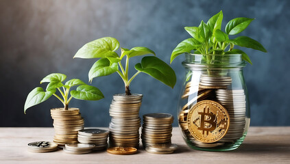 Bitcoin Growth: A Visual Representation of Cryptocurrency Investment