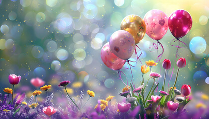 
Balloons displaying eco-friendly messages, promoting sustainability and environmental consciousness with vibrant designs and impactful slogans.Happy birthday