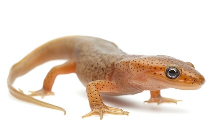 Fototapeta premium 2. Generate a high-resolution image of a newt in a natural pose, showcasing its distinctive markings and smooth skin texture, without any text or logos, perfect for a seamless integration onto a