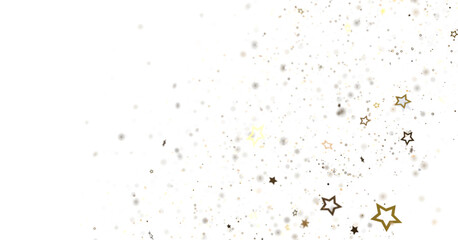 Cosmic Christmas Showers: Dynamic 3D Illustration of Descending Celestial Showers for the Holidays