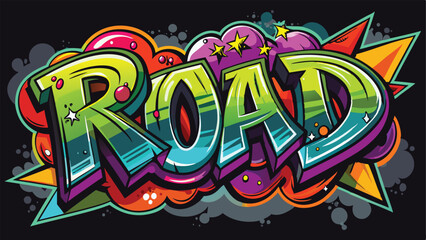 graffiti art, background, illustration, vector art
