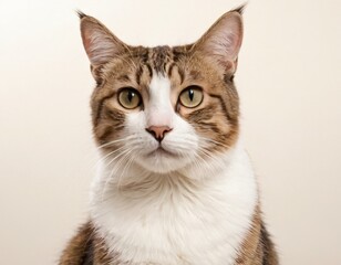 Obraz premium cat portrait photo studio animal pet