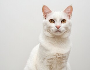 Obraz premium cat portrait photo studio animal pet