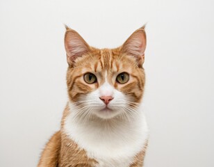 Obraz premium cat portrait photo studio animal pet