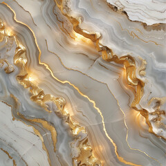 White marble with golden stripes, white marble with golden stripes, nature-inspired imagery, contrasting lights and darks, baroque-inspired details
