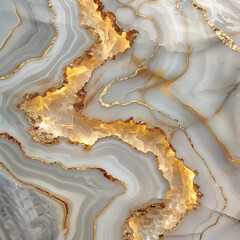 Fototapeta premium White marble with golden stripes, white marble with golden stripes, nature-inspired imagery, contrasting lights and darks, baroque-inspired details