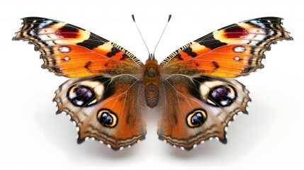 3. Produce a realistic and visually captivating depiction of a butterfly, capturing its full body with meticulous attention to detail, free from distractions such as text or logos, ideal for a