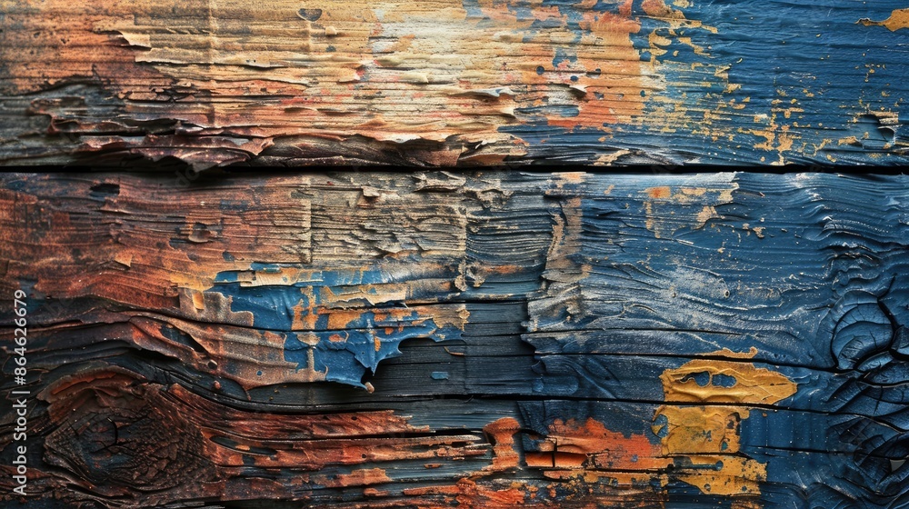 Poster old wooden background with an abstract and expressive texture