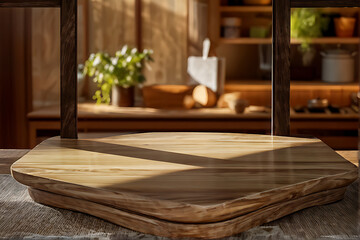 Kitchen background top counter interior wood blur home wooden empty room light white. Top kitchen product background desk modern window food display design texture tabletop restaurant board wall space