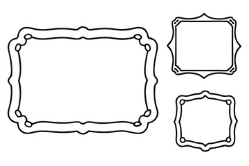 Decorative Frames in Black and White