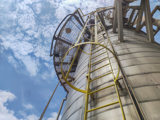 tangga monyet or Monkey ladders or vertical ladders are used to raise high vessels, drums or tanks...