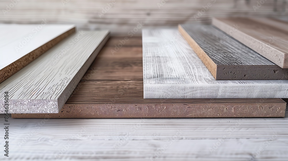 Poster Textured MDF board finishes displayed sequentially for comparison and selection.