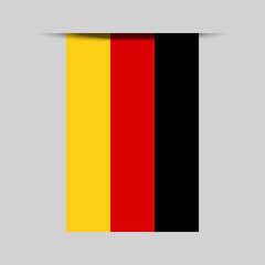 Germany Banner Flag Vector Illustration