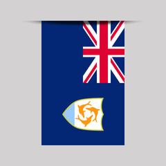 Anguilla Banner Flag Vector Illustration