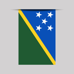 Solomon Islands Banner Flag Vector Illustration