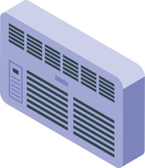 Wall mounted air conditioner cooling a room, creating a comfortable and fresh environment