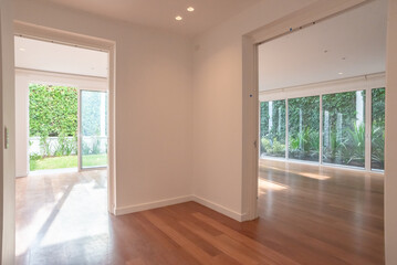 empty room with window