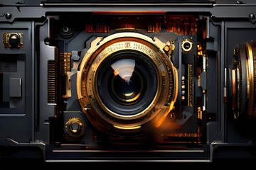 A beautiful High tech camera, Generative AI