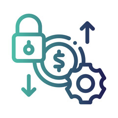 expense gradient icon