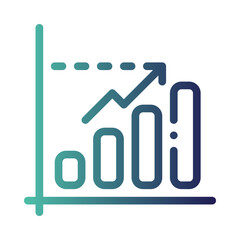 sales amount gradient icon